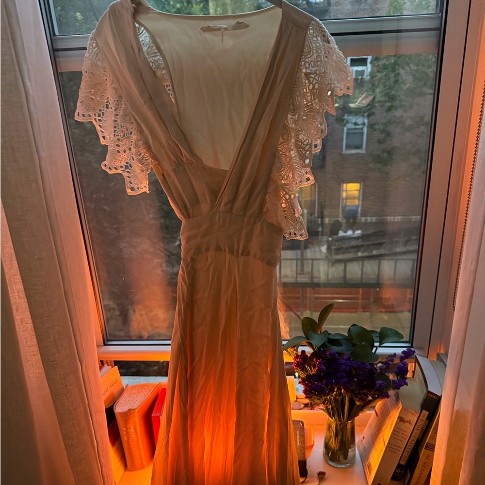Jen's Pirate Booty Cream Dress